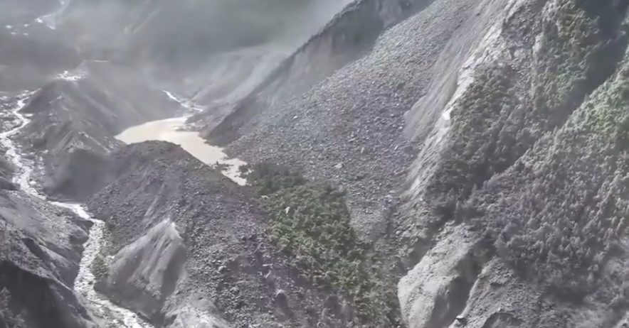 रसुवा सीमाक्षेत्र नजिकै ठूलो ताल बन्यो, तीन दिनभित्र फुट्न सक्ने चीनको चेतावनी