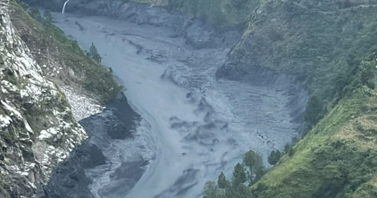 उङ्दिलुङ खोलामा हिमपहिरो र ठूलो पहिरो जाँदा बुढीगण्डकीमा पटक–पटक बाढी