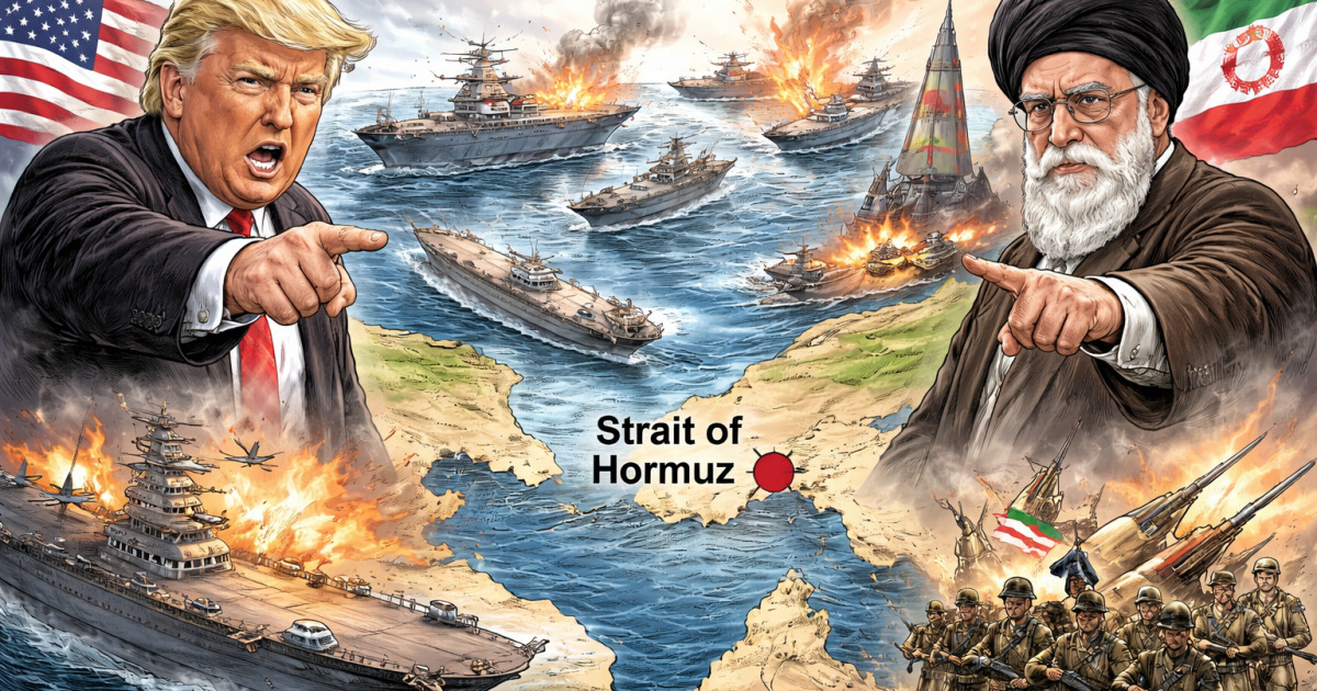 होर्मुज संकट चर्कियो: अमेरिका–इरान तनाव उच्च बिन्दुमा, युद्धको जोखिम बढ्दो