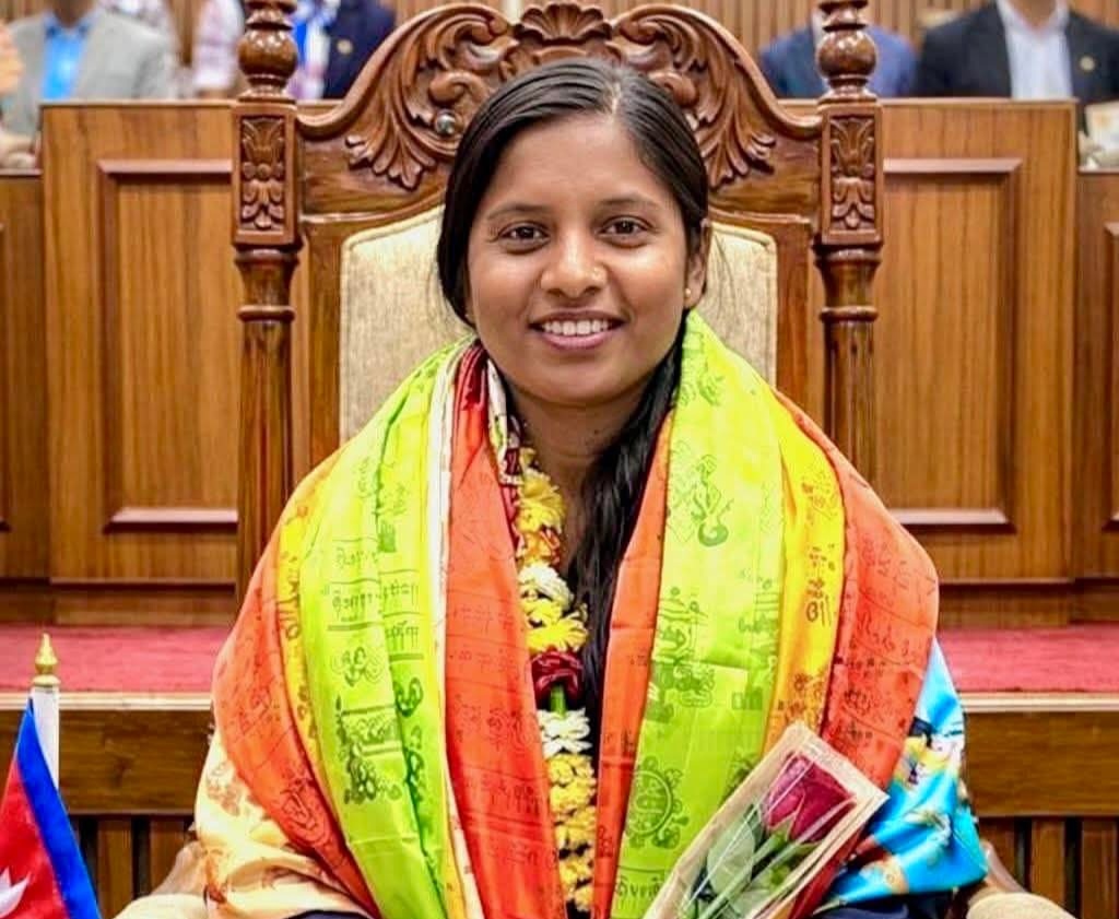 प्रतिनिधि सभाकाे उपसभामुखमा रुबी कुमारी ठाकुर निर्वाचित