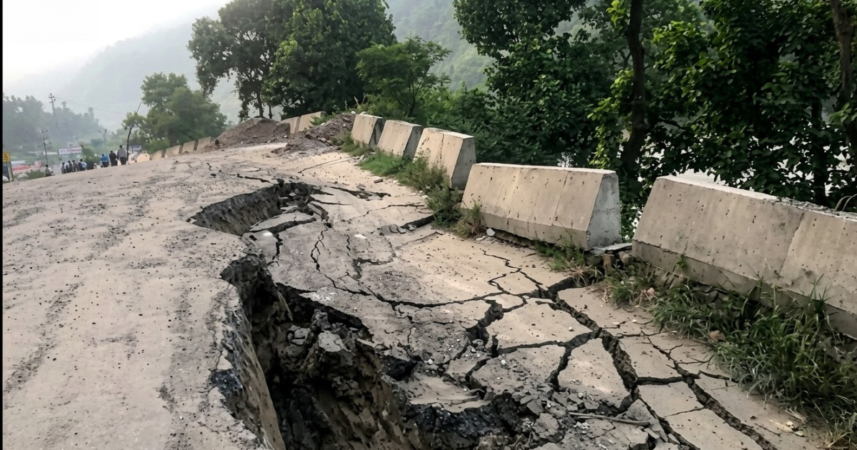 गल्छी–त्रिशूली सडकखण्डको गलौंदीमा सवारी आवागमन बन्द